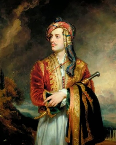 George gordon byron lord byron en tenue albanaise de thomas phillips 22 janvier 1788 19 avril 1824